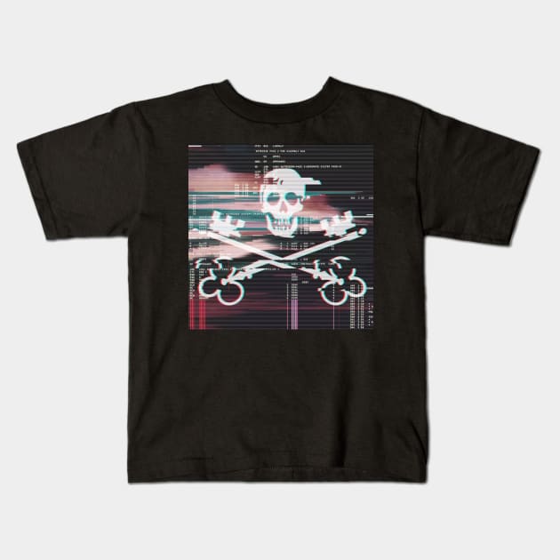 Cyberpunk Pirate Kids T-Shirt by The Libertarian Frontier 